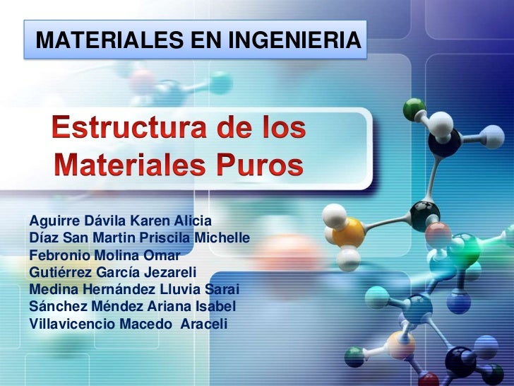 ESTRUCTURA MATERIAL estructura material: