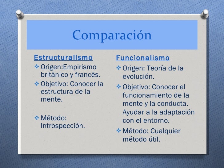 Estructuralismo y funcionalismo