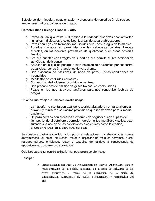 Estudio de identificación definicion de criterio Estudio de identificación definicion de criterio