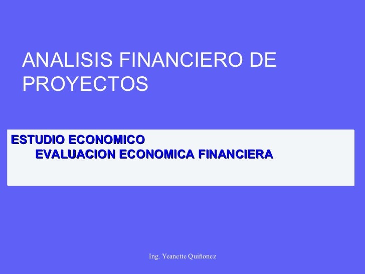 ESTUDIO ECONOMICO estudio economico: