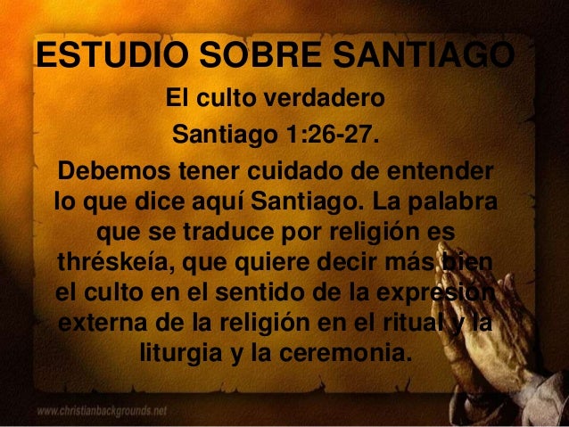 Estudio sobre el libro de Santiago