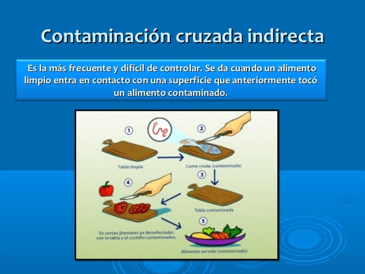 5 Ejemplos De Contaminación Cruzada Indirecta es.slideshare.net