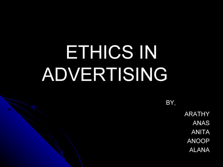 Ethical Aspects In Advertising