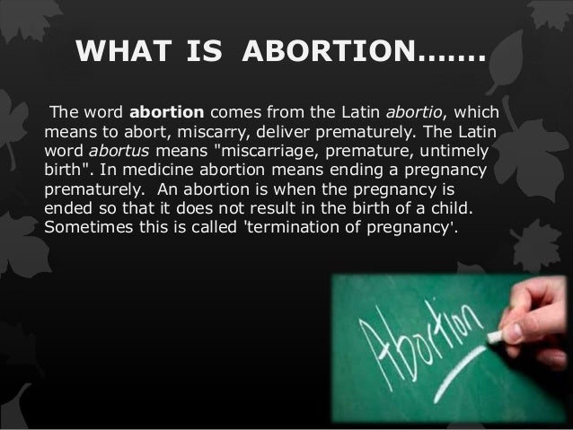 The Moral Issue Of Abortion
