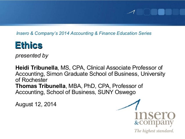 Doctoral thesis on accounting ethics