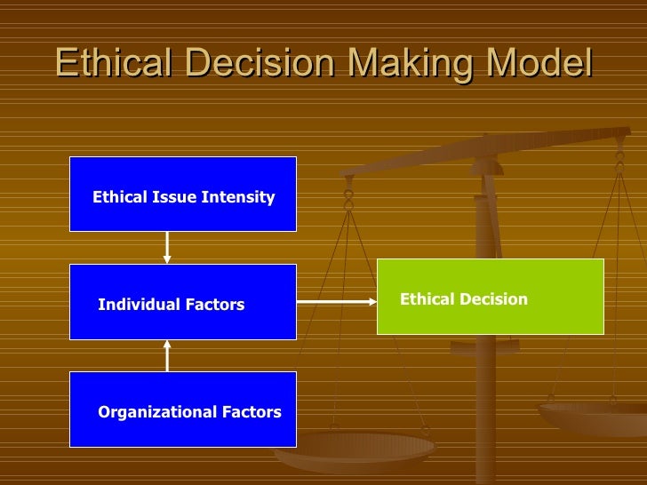 The Factors Affecting Ethical Intensity Of A Decision Include Ethics classroom guidance
