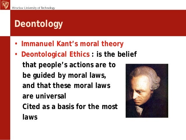 Immanuel Kant s Moral Theory