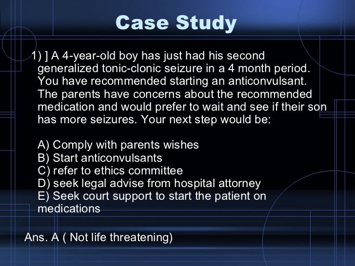 Medical error disclosure case study