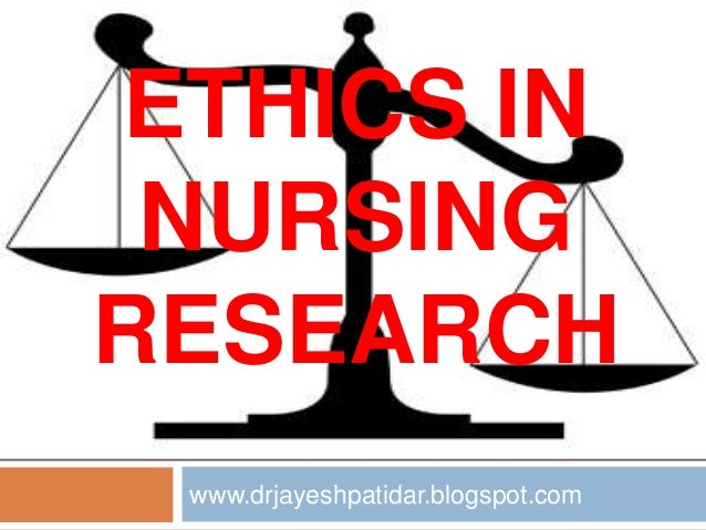 Ethical Dilemmas In Nursing Study