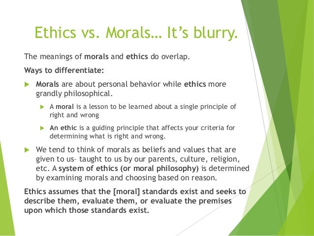 We should be teaching morals and ethics in our schools 