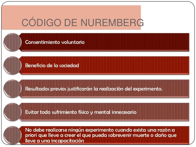Eticos de la investigación