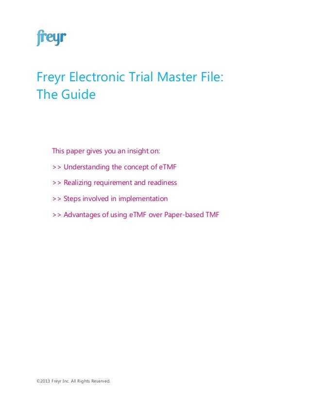 eTMF Guide