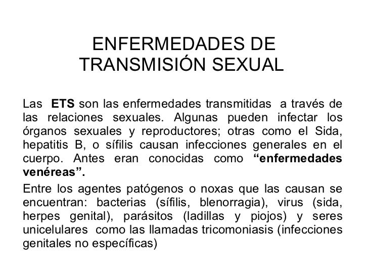 Ensayo De Las Enfermedades De Transmision Sexual es.slideshare.net