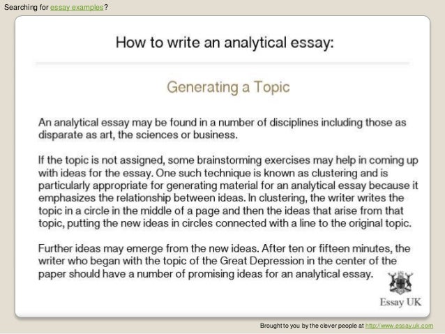 conclusion of analytical essay