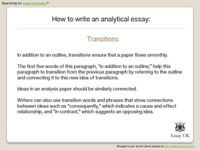 Analytical essay introduction sample