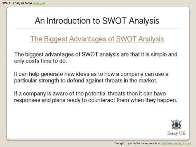 swot analysis essay introduction swot analysis vs pest analysis and swot analysis essay