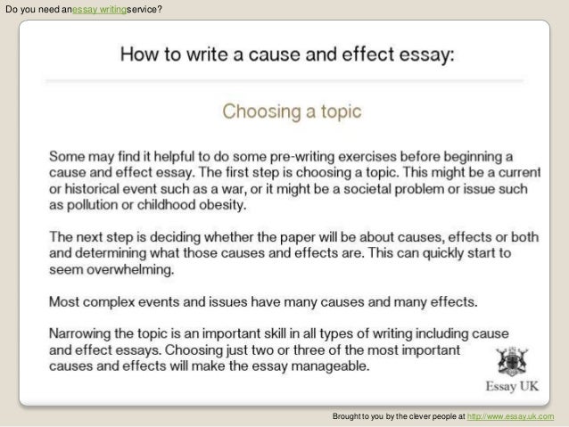 Causes of stress essay | Cause and Effect Essay