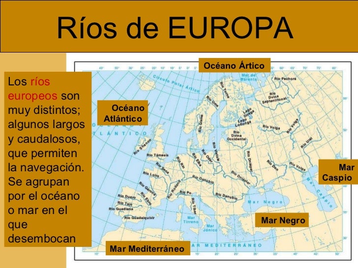 Rios mas importantes de europa Imagui