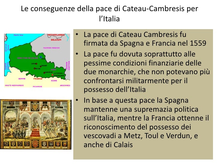 Risultati immagini per pace di cateau cambresis