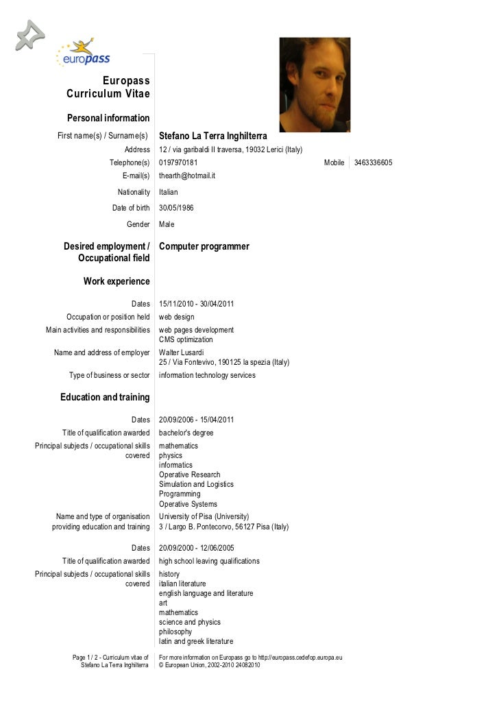 Curriculum Vitae: Curriculum Vitae Audiology