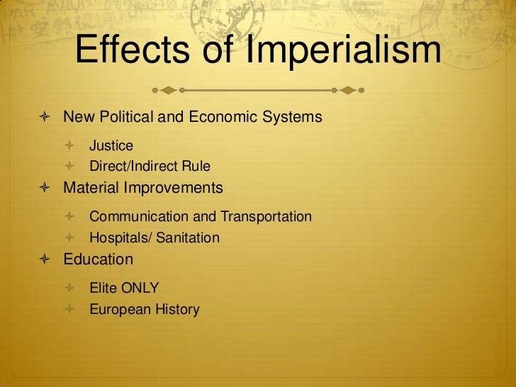 impact european imperialism africa The negative effects of european imperialism in africa include loss of independence, slavery, disunity among africans, exploitation of resources and deterioration of. impact european imperialism africa The negative effects of european imperialism in africa include loss of independence, slavery, disunity among africans, exploitation of resources and deterioration of.