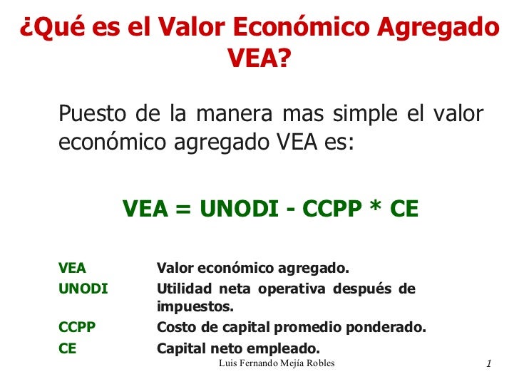 valor economico valor economico