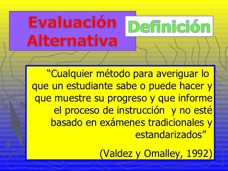 EvaluacióN Alternativa