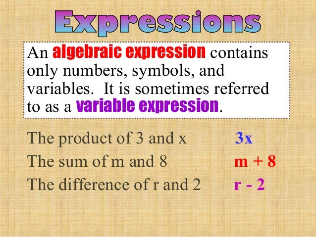 Image result for algebraic expressions