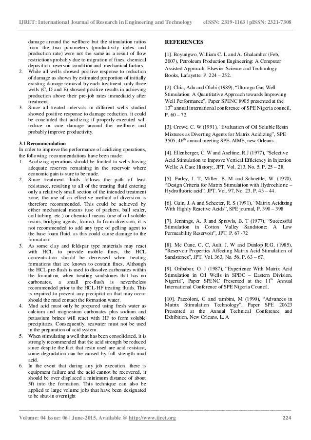 process of matrix acidizing These days, either term, fracture acidizing or acid fracturing, may be used to describe the process of creating an acid-etched fracture in a carbonate formation matrix acidizing the primary purpose of matrix acidizing is to improve flow. process of matrix acidizing These days, either term, fracture acidizing or acid fracturing, may be used to describe the process of creating an acid-etched fracture in a carbonate formation matrix acidizing the primary purpose of matrix acidizing is to improve flow.
