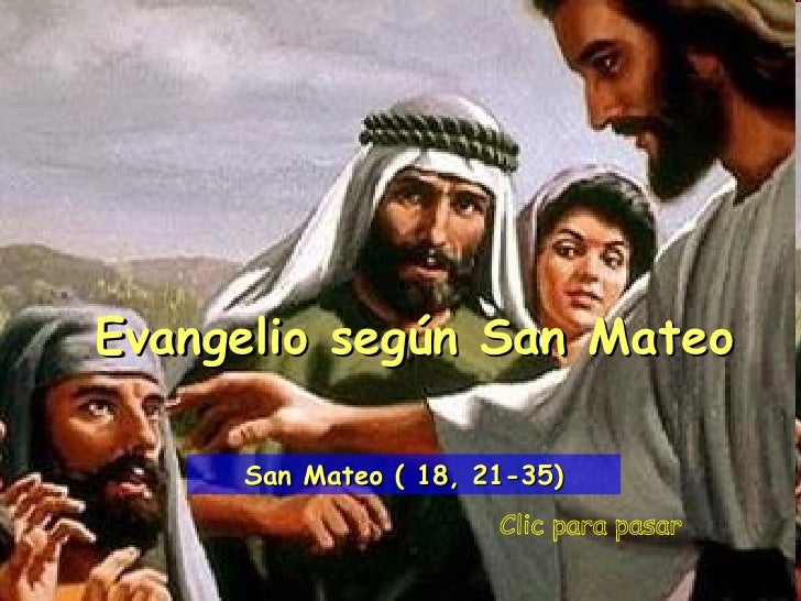 Resultado de imagen para Mateo 18,21-35