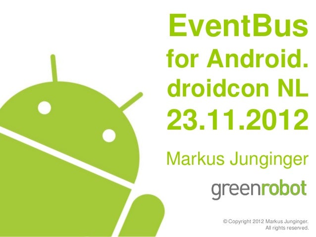 Eventbus For Android Eventbus For Android