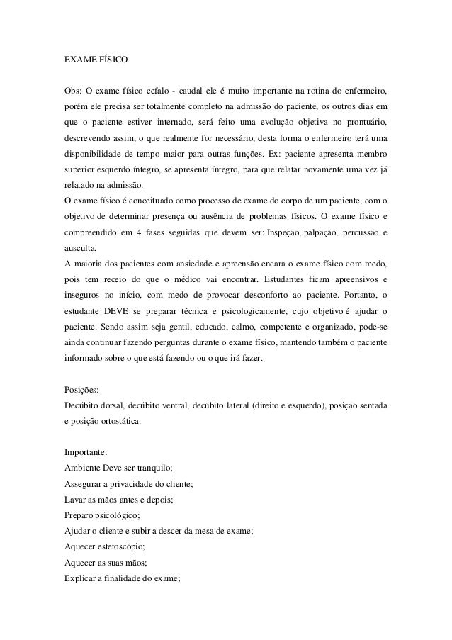 Exame fisico abdome enfermagem