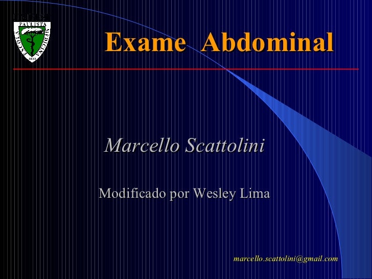 Exame fisico abdome enfermagem