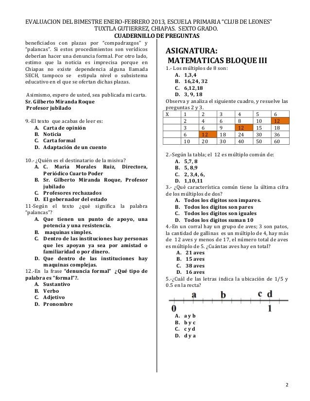 Examen Lainitas Quinto Grado Quinto Bimestre 2015 2016 | examenes segundo bimestre 2015 2016 examenes gratis de Examen Lainitas Quinto Grado Quinto Bimestre 2015 2016 | examenes segundo bimestre 2015 2016 examenes gratis de