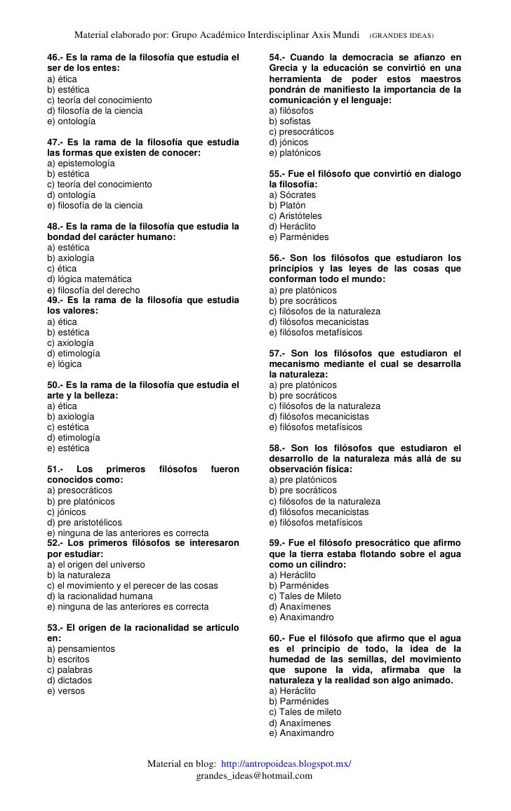 preguntas de logica filosofia tipo icfes examen de filosof 237 a preguntas de logica filosofia tipo icfes examen de filosof 237 a