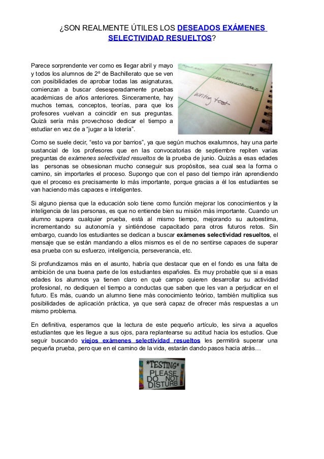 EXAMENES DE SELECTIVIDAD RESUELTOS ANDALUCIA examenes de selectividad resueltos andalucia: