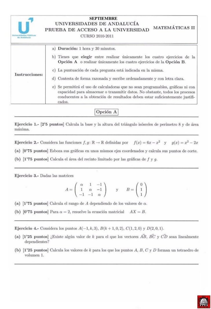 EXAMENES SELECTIVIDAD QUIMICA ANDALUCIA examenes selectividad quimica andalucia: