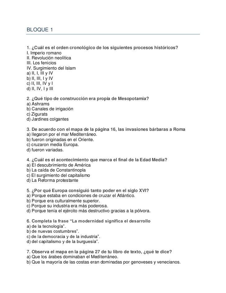 preguntas historia segundo bachillerato examen tipo enlace historia universal preguntas historia segundo bachillerato examen tipo enlace historia universal