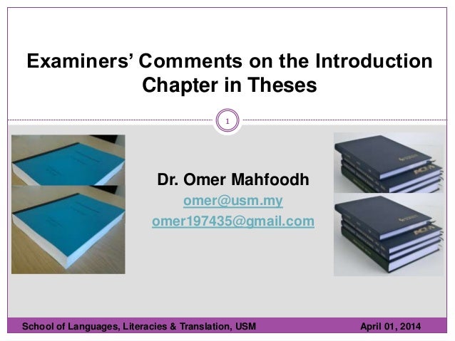 thesis examiners comments Inform all parties about how an mphil or phd examination is to be conducted in advance of the viva examination: the examiners' preliminary reports 12. thesis examiners comments Inform all parties about how an mphil or phd examination is to be conducted in advance of the viva examination: the examiners' preliminary reports 12.