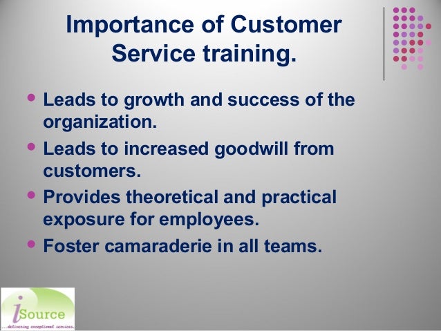 Importance of good customer service essay