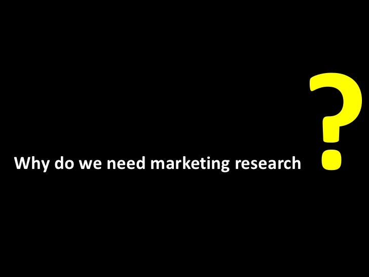 Marketing research notes