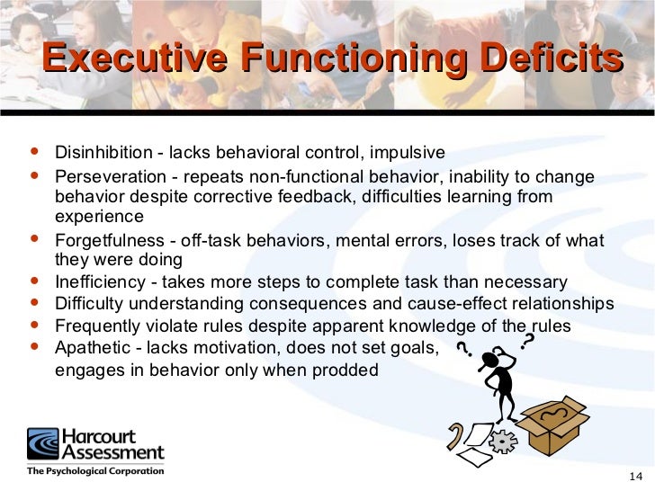 Executive Functioning Assessment in Psychoeducational Domains
