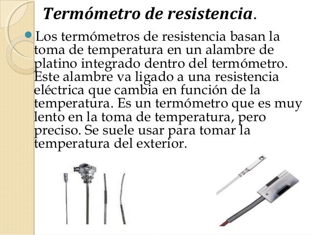 Instrumentos Medidores de Temperatura