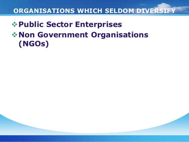 Non concentric diversification strategy