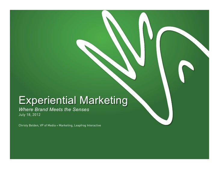 experiential marketing Experiential marketing is the answer to engaging with millennials, and your company needs to master this to survive don't worry: we can help. experiential marketing Experiential marketing is the answer to engaging with millennials, and your company needs to master this to survive don't worry: we can help.