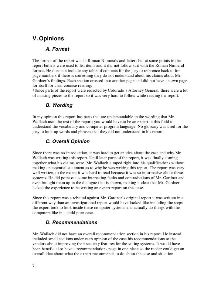 expert witness report template expert report expert witness report template expert report