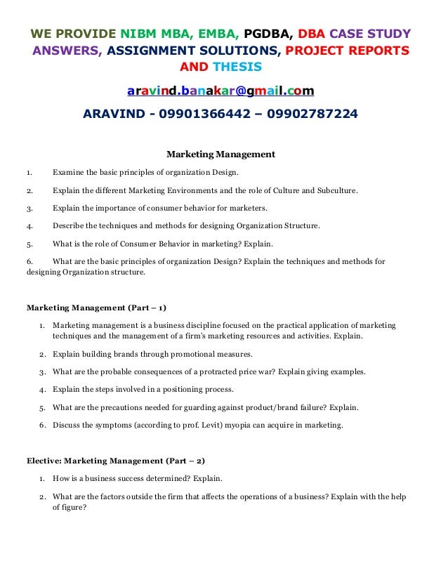 mba thesis marketing mba thesis marketing