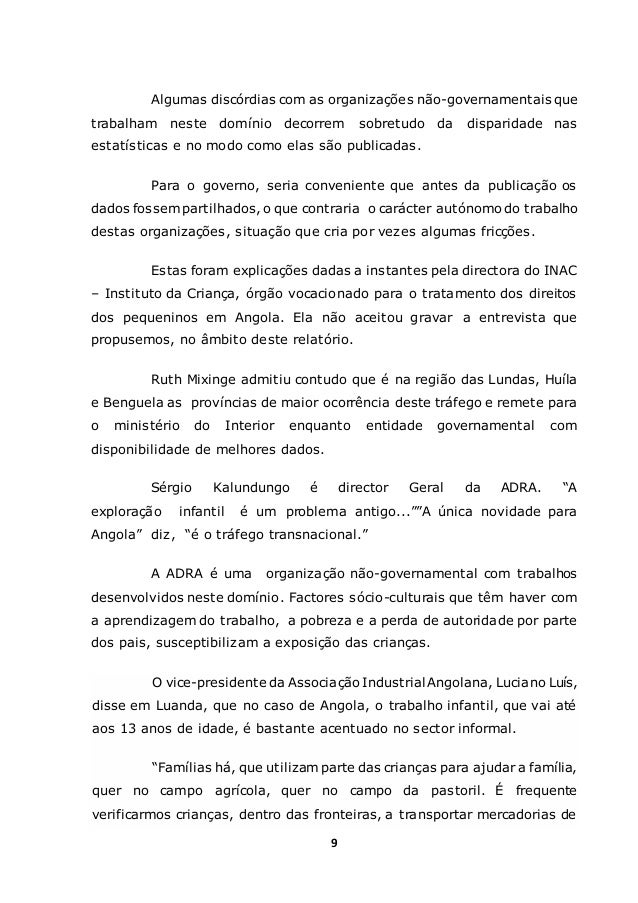 Monografia trabalho infantil