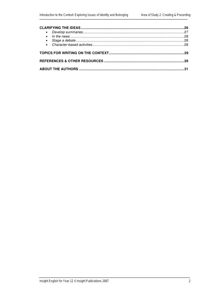 Family Background Essay Essay On Identity And Belonging Writing Essay On Terrorism also Smoking Effects Essay Identity And Belonging Essay Introduction Essays On Identity And Essay On Work Experience