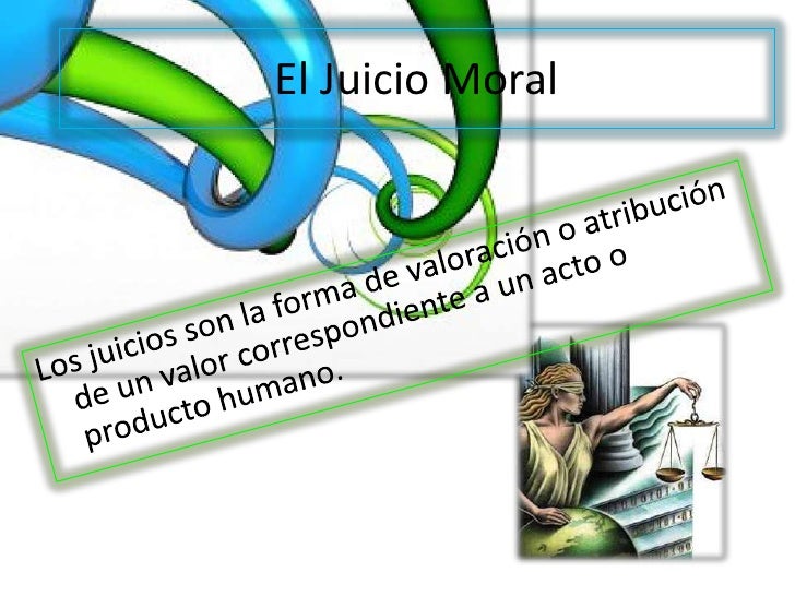 El juicio moral